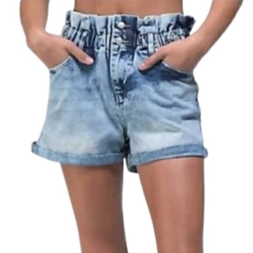 [Almost Famous] Hi Rise Cuffed Shorts - Size M